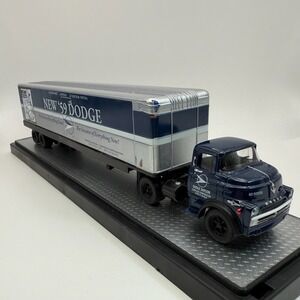 M2 Machines 1957 Dodge 700 COE & 1959 Trailer Diecast Missing Door